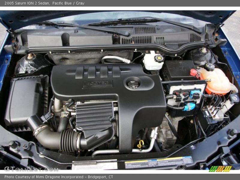 Pacific Blue / Gray 2005 Saturn ION 2 Sedan