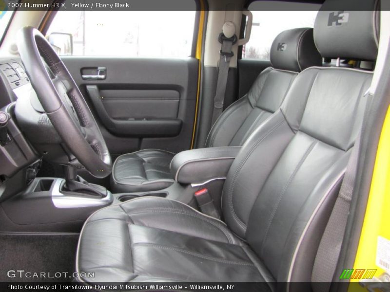 Yellow / Ebony Black 2007 Hummer H3 X