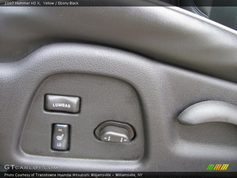 Yellow / Ebony Black 2007 Hummer H3 X