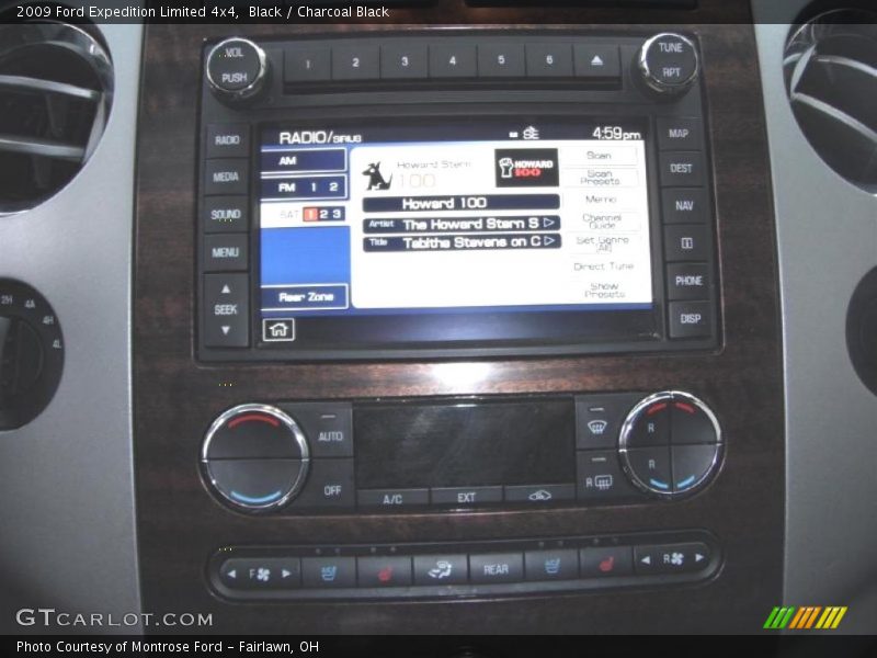 Controls of 2009 Expedition Limited 4x4