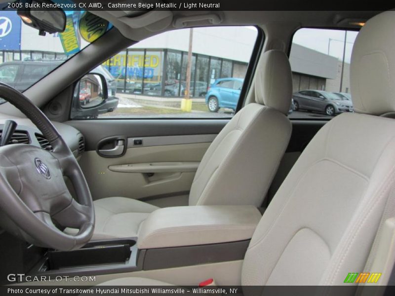 Cashmere Beige Metallic / Light Neutral 2005 Buick Rendezvous CX AWD