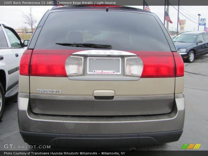 Cashmere Beige Metallic / Light Neutral 2005 Buick Rendezvous CX AWD