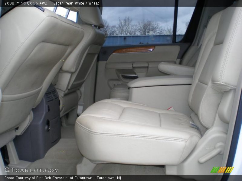 Tuscan Pearl White / Wheat 2008 Infiniti QX 56 4WD