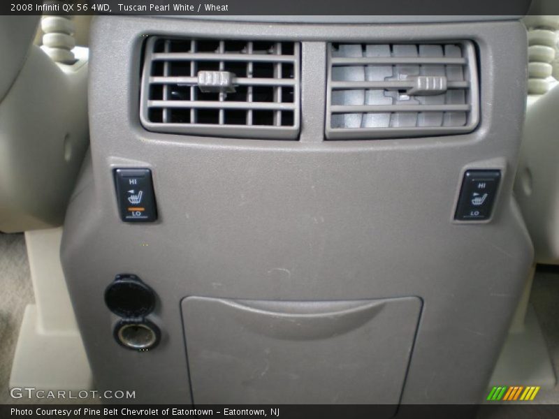Tuscan Pearl White / Wheat 2008 Infiniti QX 56 4WD
