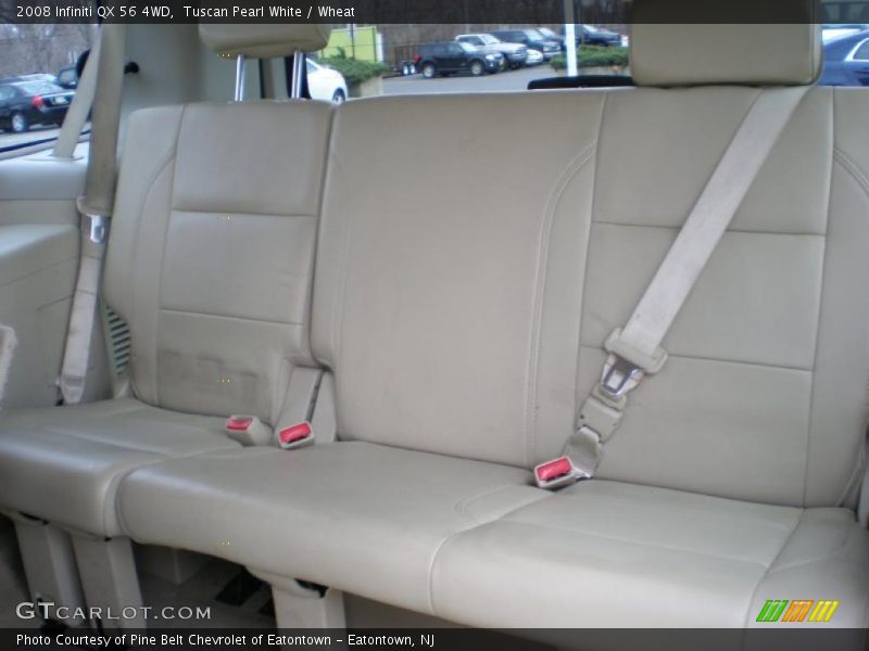 Tuscan Pearl White / Wheat 2008 Infiniti QX 56 4WD