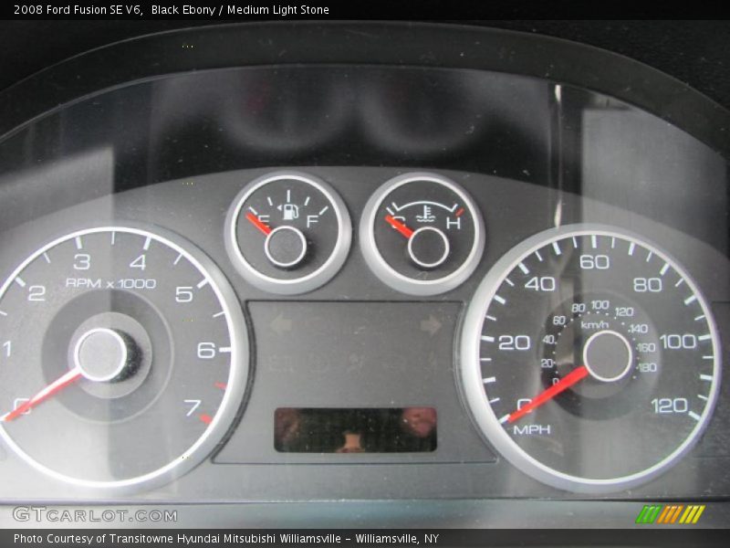 Black Ebony / Medium Light Stone 2008 Ford Fusion SE V6