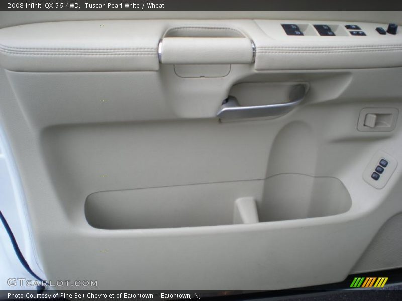 Tuscan Pearl White / Wheat 2008 Infiniti QX 56 4WD
