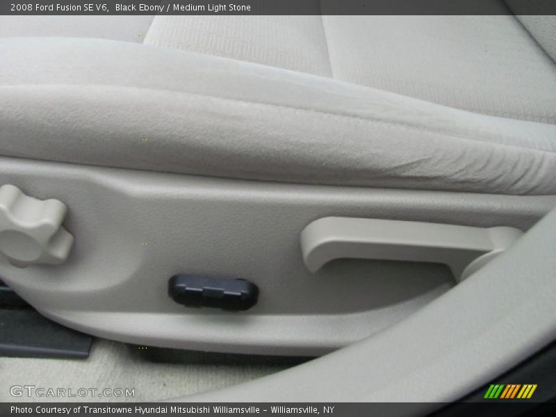 Black Ebony / Medium Light Stone 2008 Ford Fusion SE V6