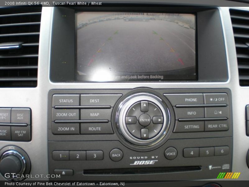 Tuscan Pearl White / Wheat 2008 Infiniti QX 56 4WD