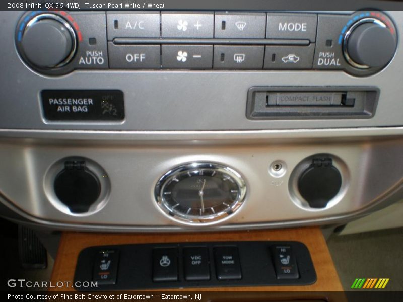 Tuscan Pearl White / Wheat 2008 Infiniti QX 56 4WD