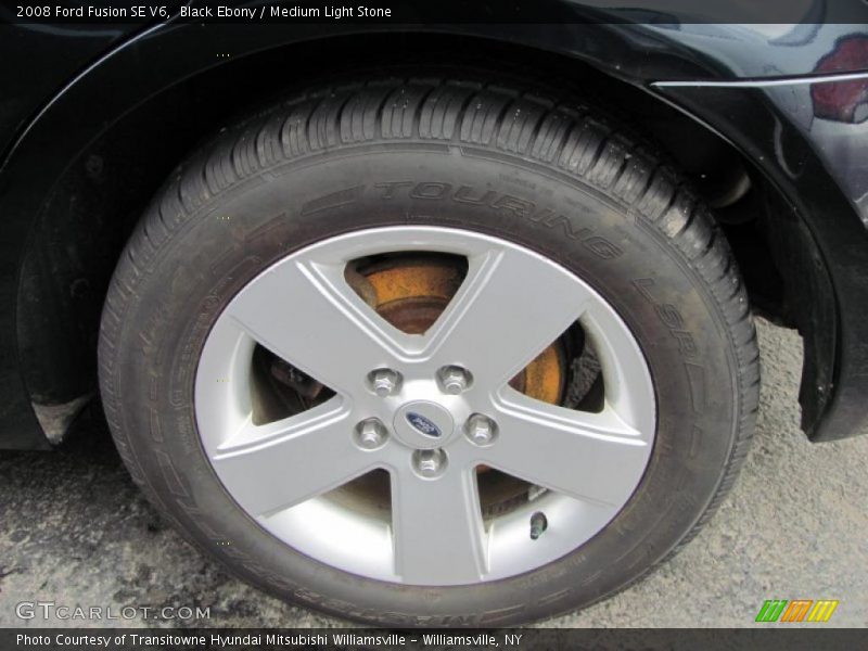 Black Ebony / Medium Light Stone 2008 Ford Fusion SE V6