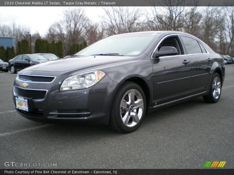 Taupe Gray Metallic / Titanium 2010 Chevrolet Malibu LT Sedan
