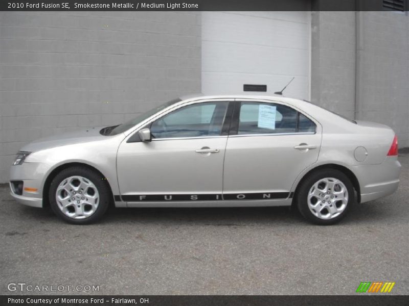 Smokestone Metallic / Medium Light Stone 2010 Ford Fusion SE