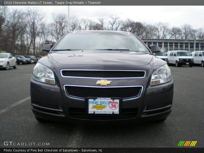 Taupe Gray Metallic / Titanium 2010 Chevrolet Malibu LT Sedan