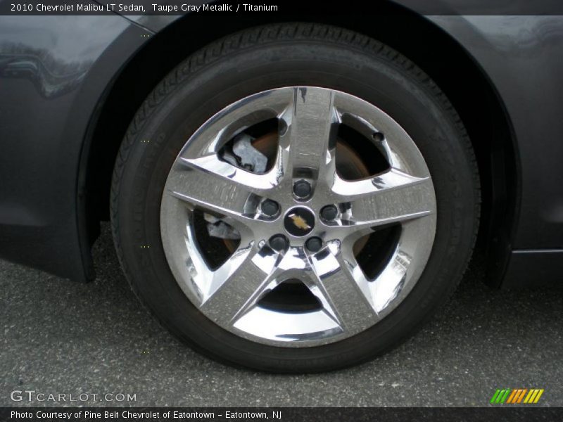 Taupe Gray Metallic / Titanium 2010 Chevrolet Malibu LT Sedan