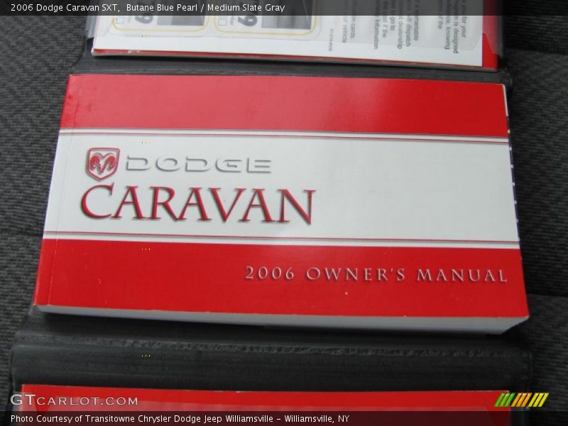 Butane Blue Pearl / Medium Slate Gray 2006 Dodge Caravan SXT
