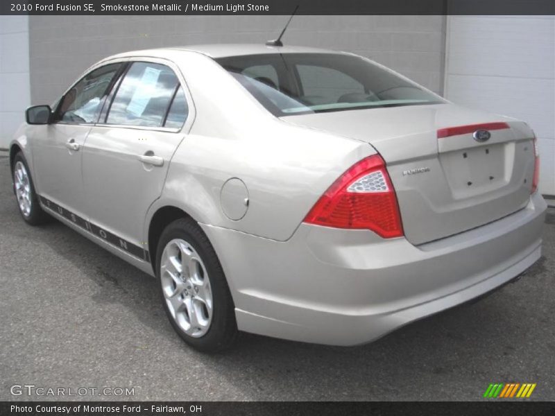 Smokestone Metallic / Medium Light Stone 2010 Ford Fusion SE