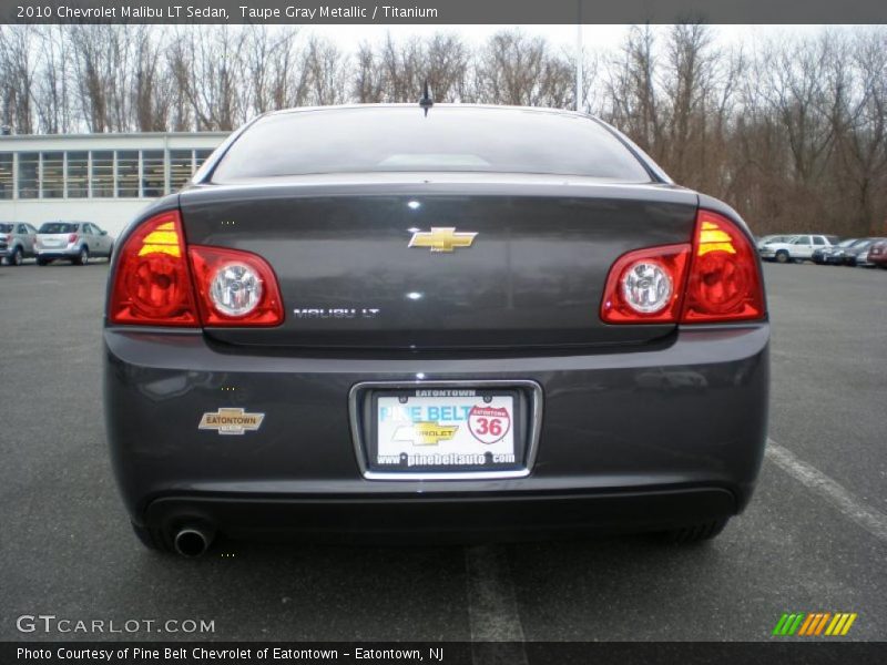 Taupe Gray Metallic / Titanium 2010 Chevrolet Malibu LT Sedan