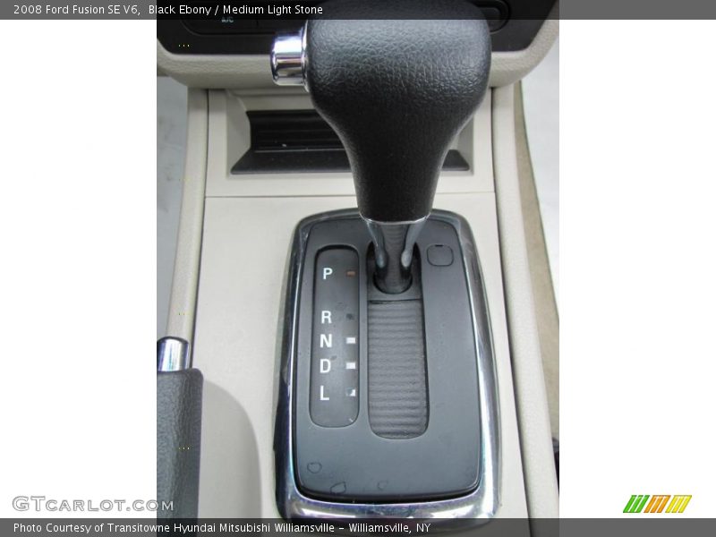 Black Ebony / Medium Light Stone 2008 Ford Fusion SE V6
