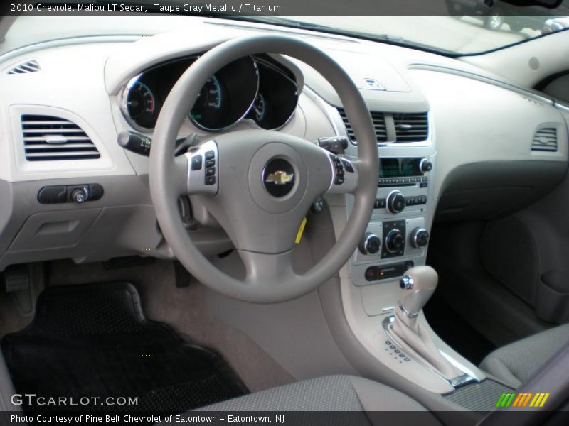 Taupe Gray Metallic / Titanium 2010 Chevrolet Malibu LT Sedan