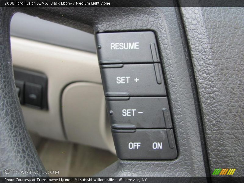 Black Ebony / Medium Light Stone 2008 Ford Fusion SE V6