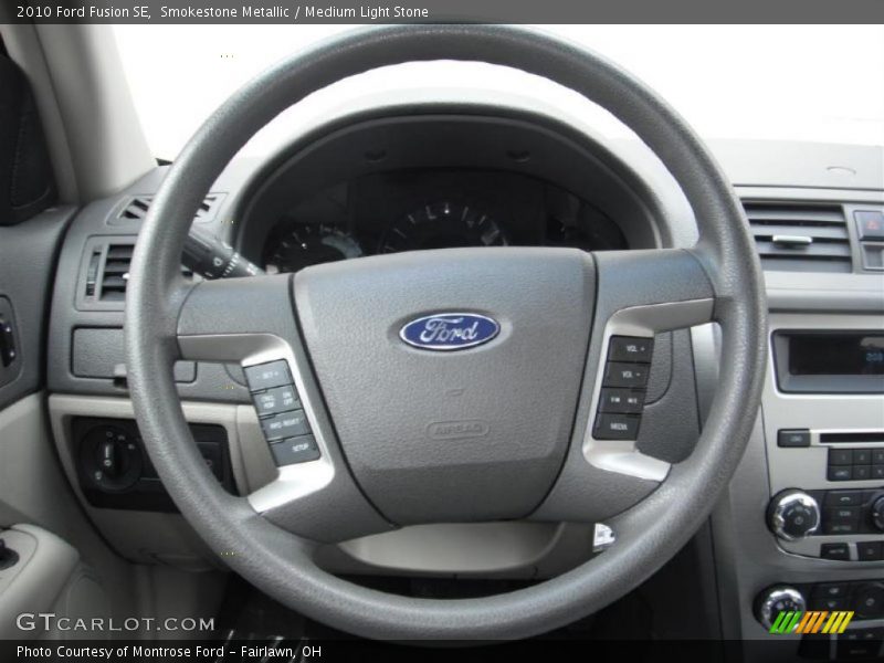 Smokestone Metallic / Medium Light Stone 2010 Ford Fusion SE