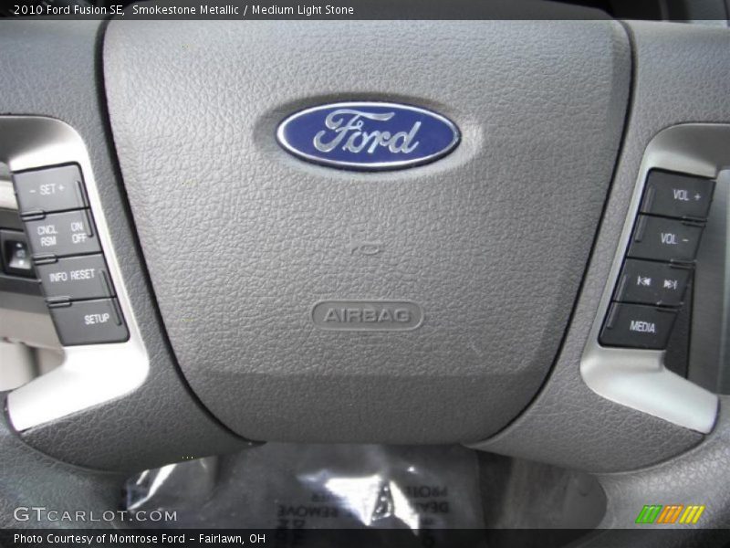 Smokestone Metallic / Medium Light Stone 2010 Ford Fusion SE