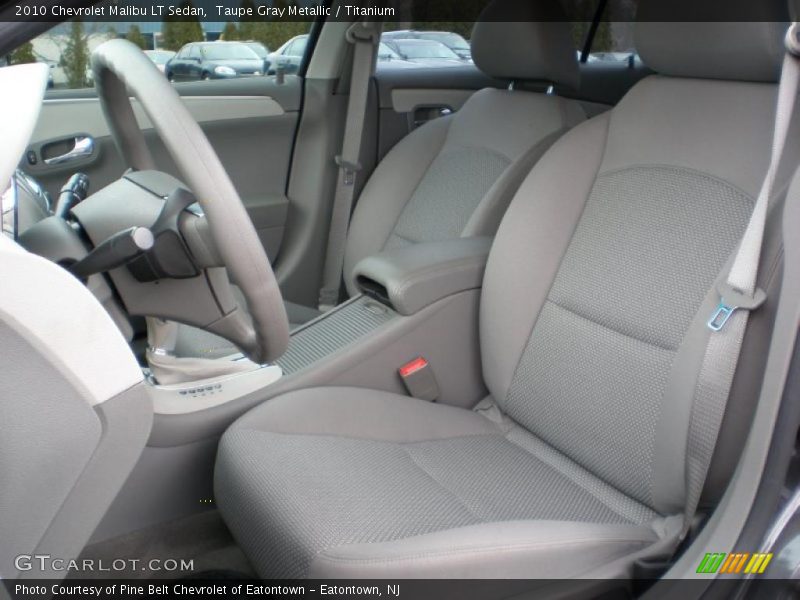 Taupe Gray Metallic / Titanium 2010 Chevrolet Malibu LT Sedan