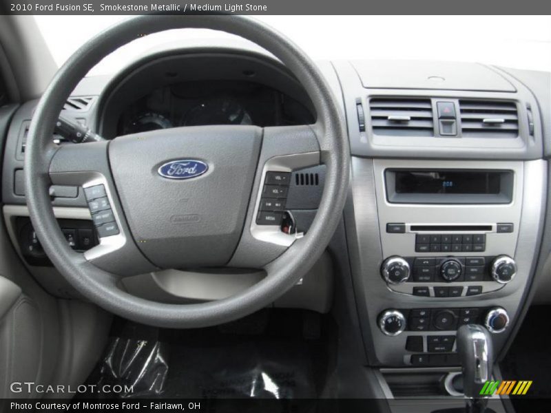 Smokestone Metallic / Medium Light Stone 2010 Ford Fusion SE