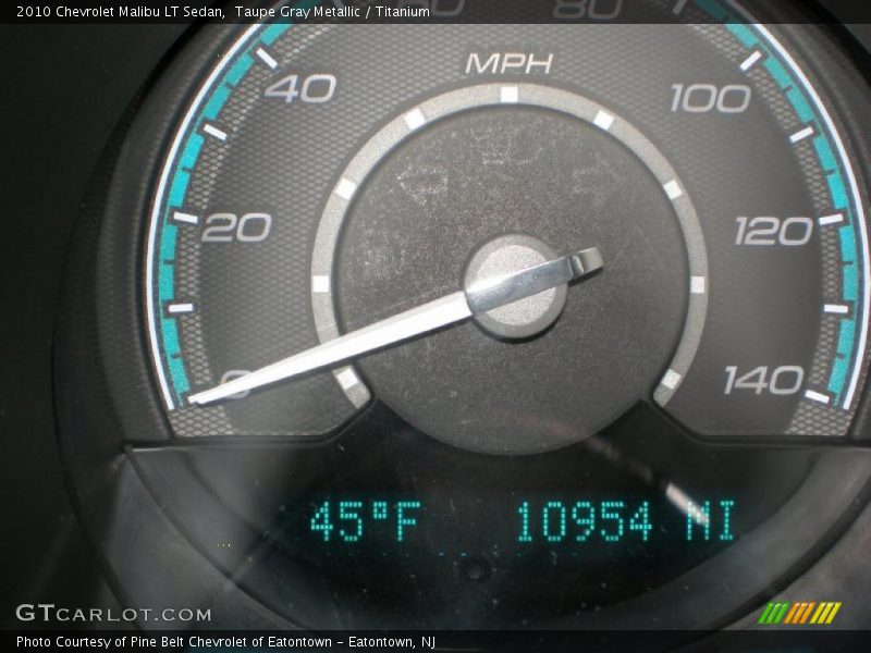 Taupe Gray Metallic / Titanium 2010 Chevrolet Malibu LT Sedan