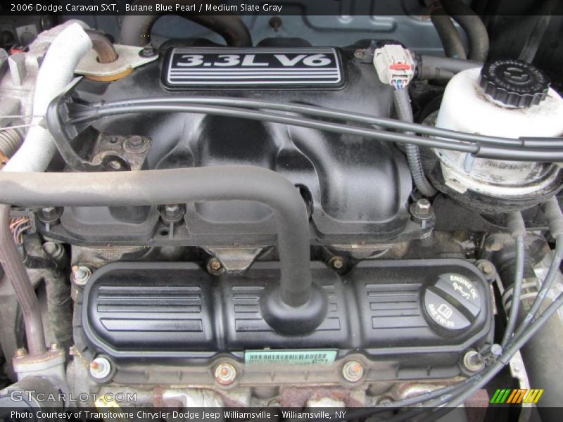 Butane Blue Pearl / Medium Slate Gray 2006 Dodge Caravan SXT