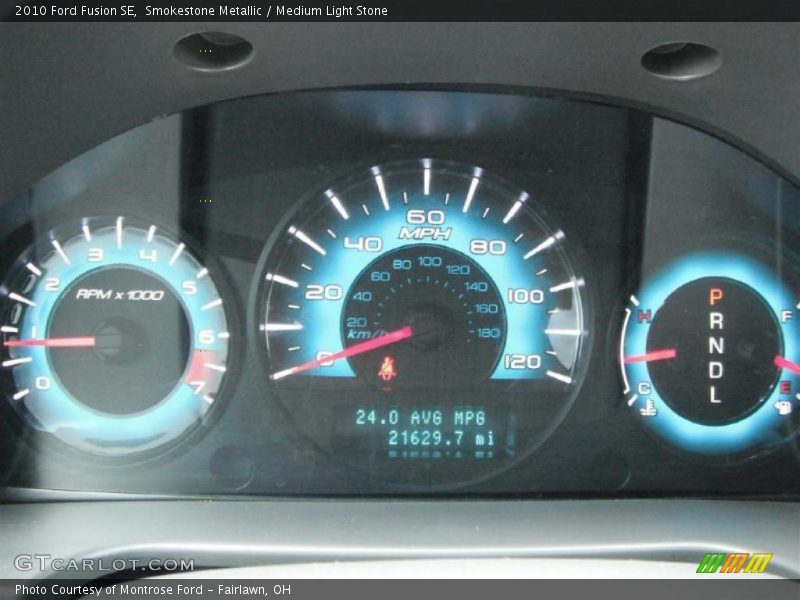 Smokestone Metallic / Medium Light Stone 2010 Ford Fusion SE
