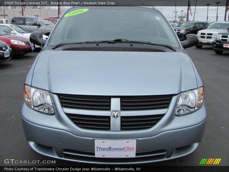 Butane Blue Pearl / Medium Slate Gray 2006 Dodge Caravan SXT