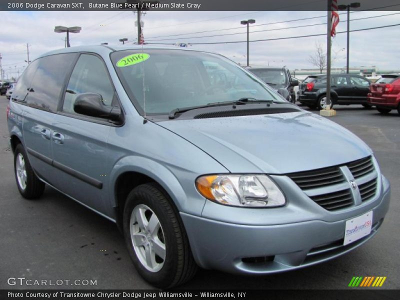 Butane Blue Pearl / Medium Slate Gray 2006 Dodge Caravan SXT