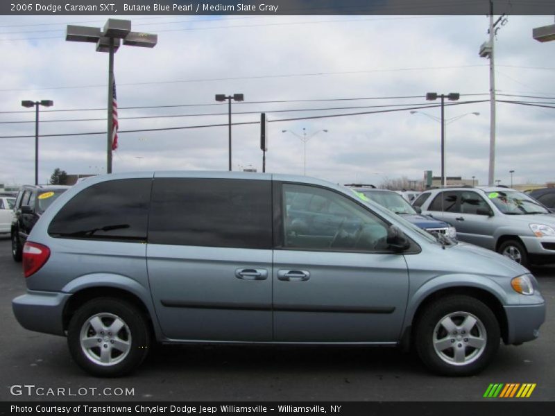Butane Blue Pearl / Medium Slate Gray 2006 Dodge Caravan SXT