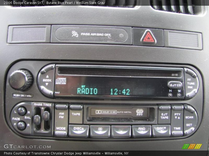 Butane Blue Pearl / Medium Slate Gray 2006 Dodge Caravan SXT
