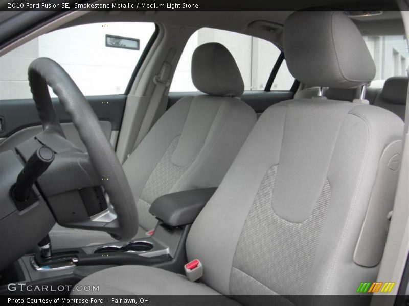 Smokestone Metallic / Medium Light Stone 2010 Ford Fusion SE