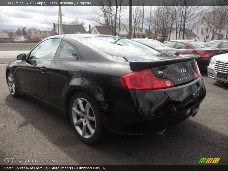 Black Obsidian / Graphite 2004 Infiniti G 35 Coupe