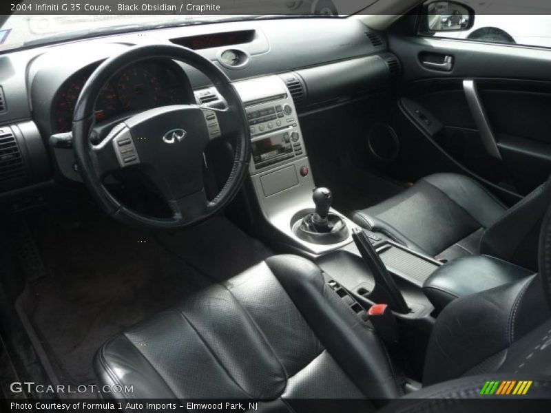 Black Obsidian / Graphite 2004 Infiniti G 35 Coupe