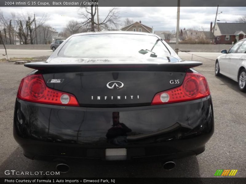 Black Obsidian / Graphite 2004 Infiniti G 35 Coupe