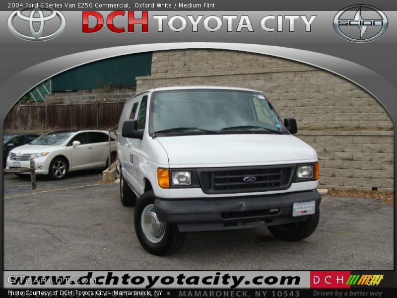 Oxford White / Medium Flint 2004 Ford E Series Van E250 Commercial
