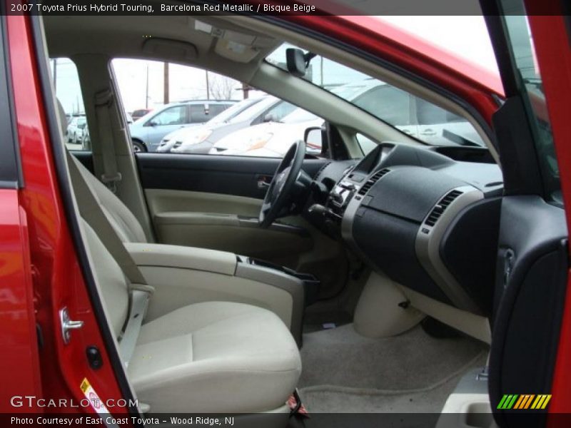 Barcelona Red Metallic / Bisque Beige 2007 Toyota Prius Hybrid Touring