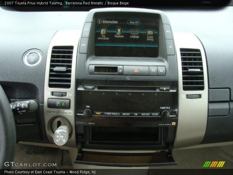 Barcelona Red Metallic / Bisque Beige 2007 Toyota Prius Hybrid Touring