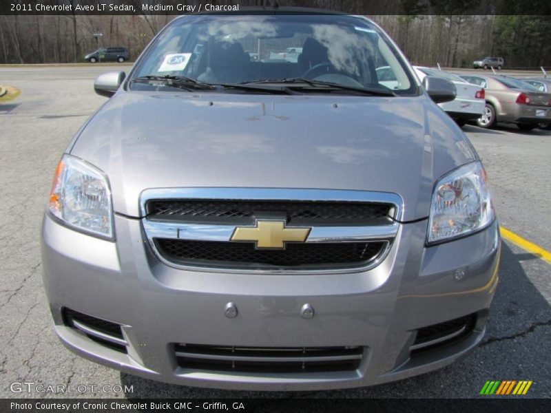 Medium Gray / Charcoal 2011 Chevrolet Aveo LT Sedan