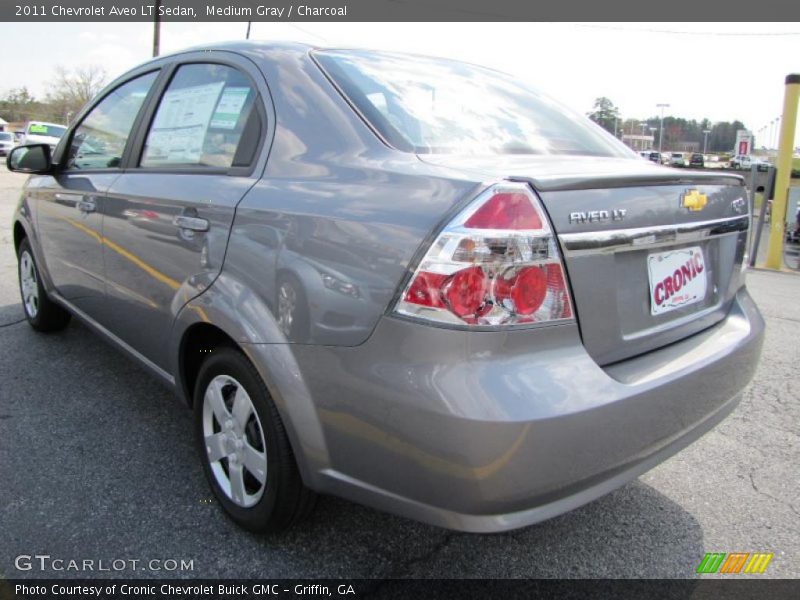 Medium Gray / Charcoal 2011 Chevrolet Aveo LT Sedan