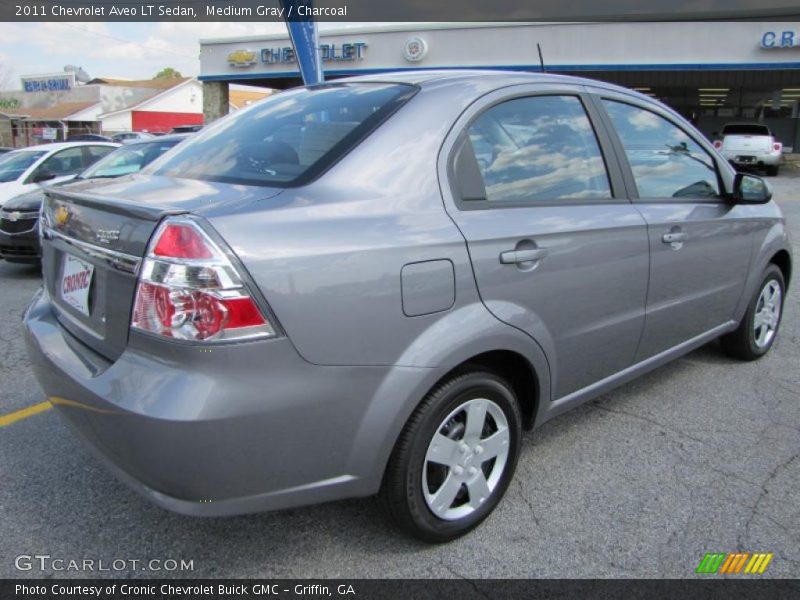 Medium Gray / Charcoal 2011 Chevrolet Aveo LT Sedan