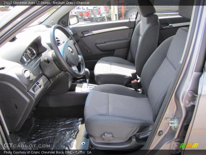  2011 Aveo LT Sedan Charcoal Interior