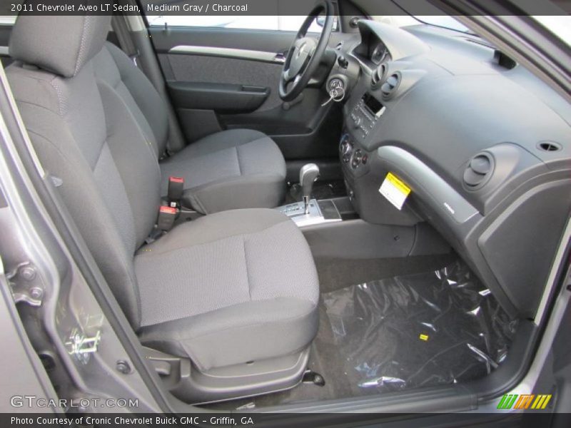 Medium Gray / Charcoal 2011 Chevrolet Aveo LT Sedan