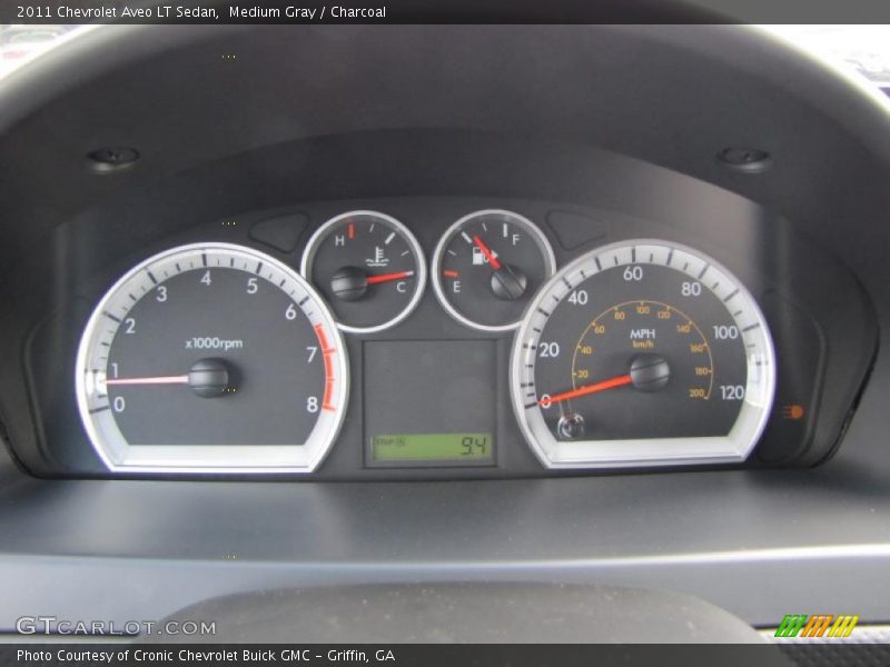  2011 Aveo LT Sedan LT Sedan Gauges