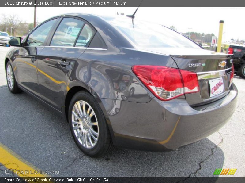 Taupe Gray Metallic / Medium Titanium 2011 Chevrolet Cruze ECO